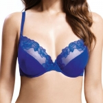 Panache Women's Loretta Plunge Bra, Cobalt, 34D