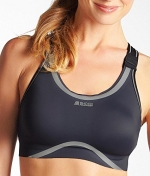 Shock Absorber Women's Ultimate Dry Advantage Sports Bra, Grey/Black, 34C
